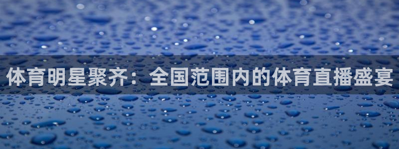 体育明星聚齐：全国范围内的体育直播盛宴