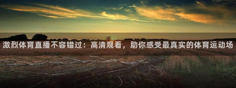 激烈体育直播不容错过：高清观看，助你感受最真实的体育运动场
