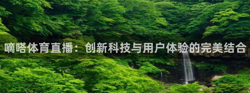 嘀嗒体育直播：创新科技与用户体验的完美结合